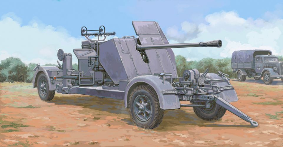 TRUMPETER 1/35 02350 GERMAN 5CM FLAK 41