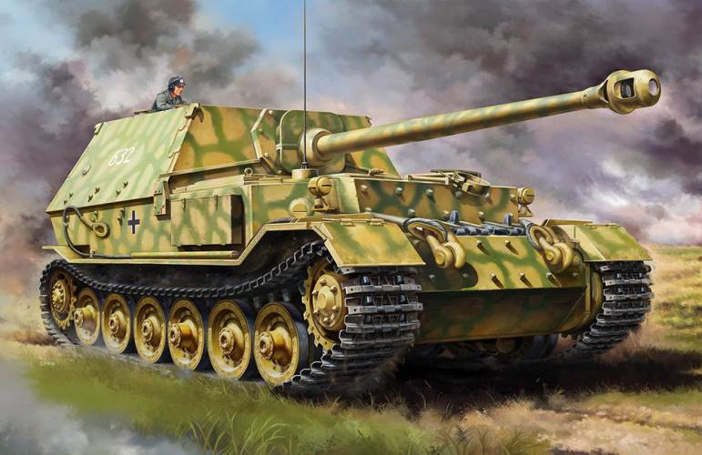 TRUMPETER MODELS 1/16 00964 SD.KFZ.184 FERDINAND HEAVY TANK WITH INTERIOR  UK SALE ONLY 