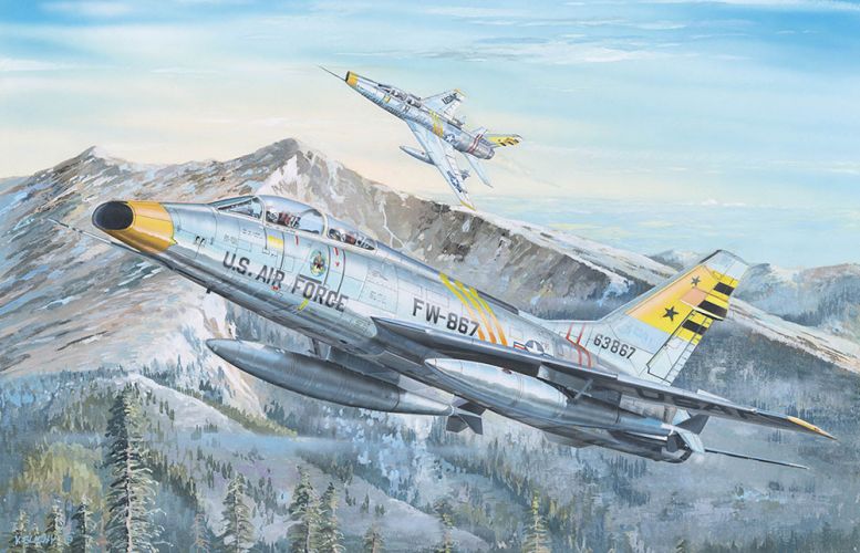 TRUMPETER 1/32 02246 F-100F SUPER SABRE  UK SALE ONLY 