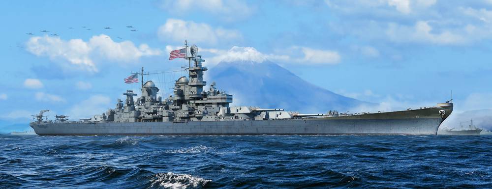 TRUMPETER MODELS 1/700 06748 USS MISSOURI BB-63