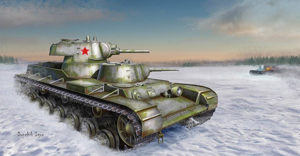 TRUMPETER 1/35 09584 SOVIET SMK HEAVY TANK