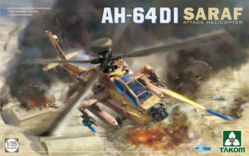 TAKOM 1/35 2605 AH-64DI SARAF