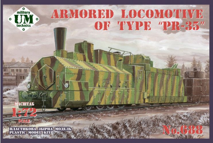 UM-MT 1/72 688 PR-35 ARMOURED LOCOMOTIVE