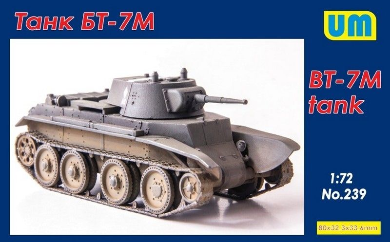 UNIMODEL 1/72 239 BT-7M TANK