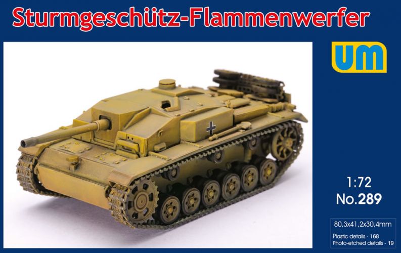 UNIMODEL 1/72 289 STURMGESCHUTZ-FLAMMENWERFER