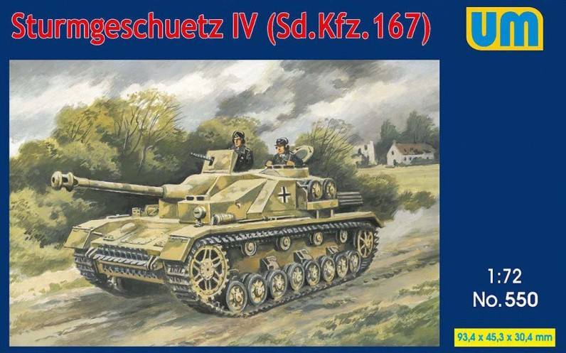 UNIMODEL 1/72 550 STURMGESCHUETZ IV  SD.KFZ.167 