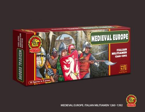 ULTIMA RATIO 1/72 UR009 ITALIAN MILITIAMEN 1260-1392