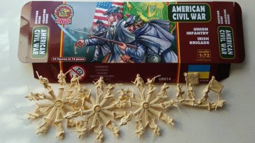 ULTIMA RATIO 1/72 UR014 ACW UNION INFANTRY IRISH BRIGADE