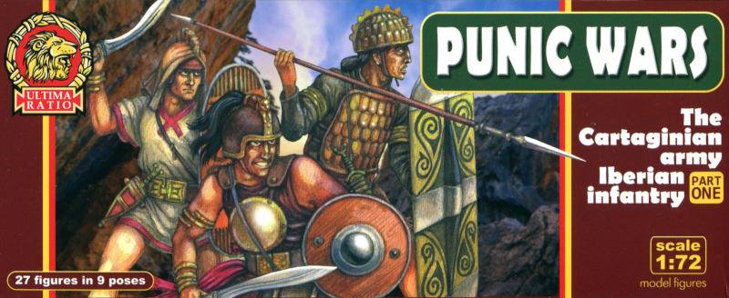 ULTIMA RATIO 1/72 UR016 PUNIC WARS THE CARTAGINIAN ARMY IBERIAN INFNTRY PART 1