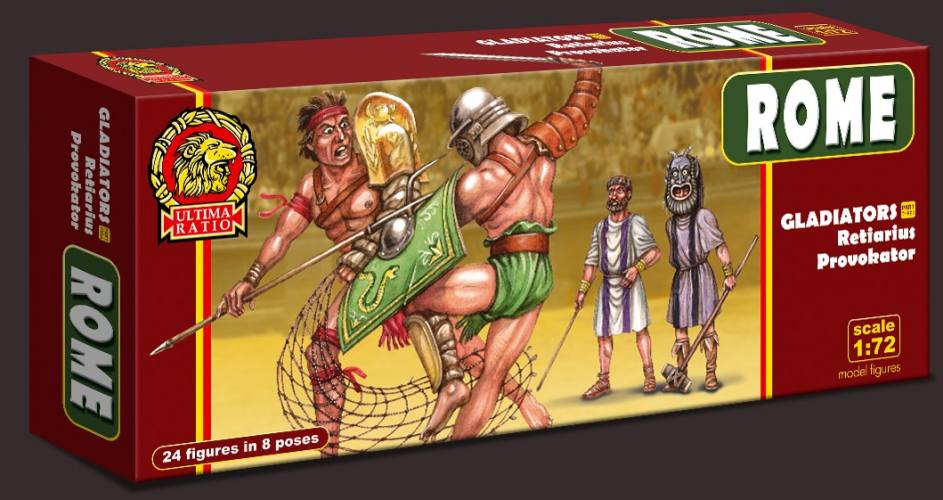 ULTIMA RATIO 1/72 UR020 GLADIATORS RETIARIUS PROVOKATOR