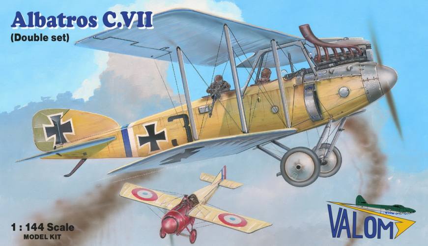 VALOM 1/144 14426 ALBATROS .CVII DOUBLE SET