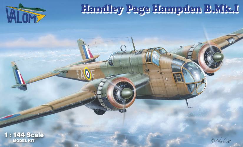 VALOM 1/144 14431 HANDLEY PAGE HAMPDEN B.MK.I