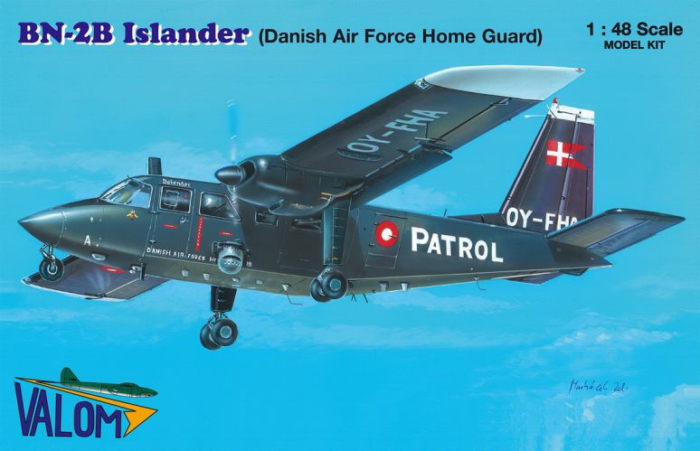 VALOM 1/48 48013 BRITTEN-NORMAN BN-2B ISLANDER  DANISH AIR FORCE HOME GUARD 