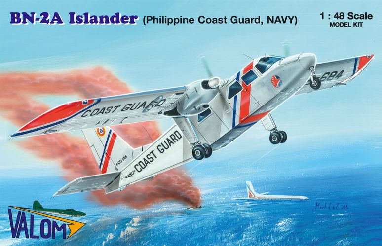 VALOM 1/48 48014 BRITTEN-NORMAN BN-2A ISLANDER  PHILIPPINE COAST GUARD. NAVY 