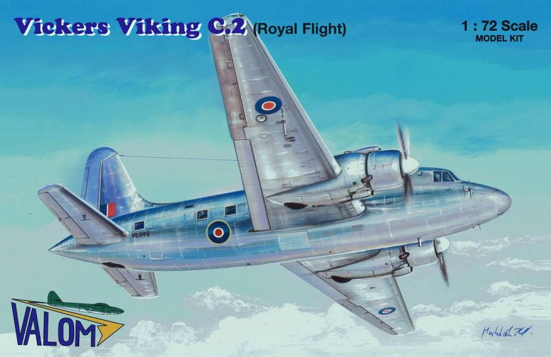 VALOM 1/72 72148 VICKERS VIKING C.2  ROYAL FLIGHT 