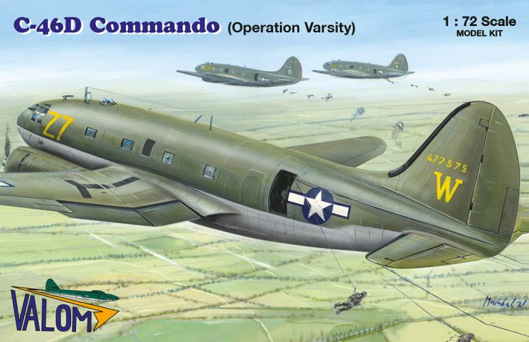 VALOM 1/72 72152 C-46D COMMANDO  OPERATION VARSITY 