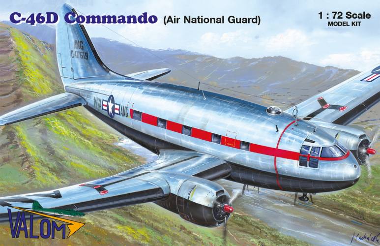VALOM 1/72 72154 C-46D COMMANDO  AIR NATIONAL GUARD 