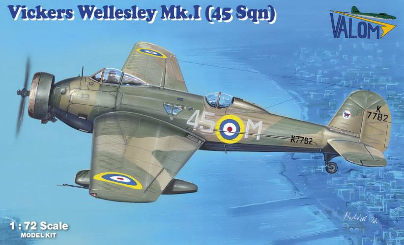 VALOM 1/72 72158 VICKERS WELLESLEY MK.I  45 SQN 