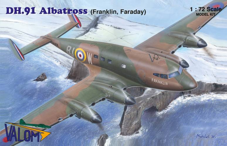 VALOM 1/72 72160 DH.91 ALBATROSS  FRANKLIN  FARADAY 