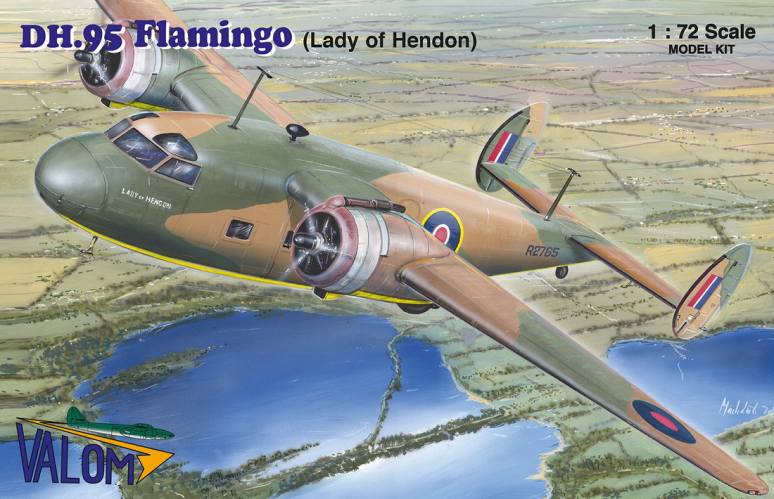 VALOM 1/72 72161 DH.95 FLAMINGO  LADY OF HENDON 