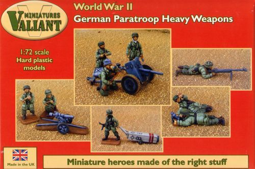 VALIANT MINIATURES 1/72 VM010 GERMAN PARA HEAVY WEAPONS WWII
