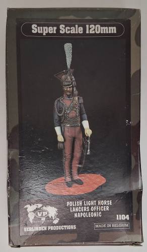 VERLINDEN PRODUCTIONS 120MM 1104 POLISH LIGHT HORSE LANCERS OFFICER NAPOLEONIC