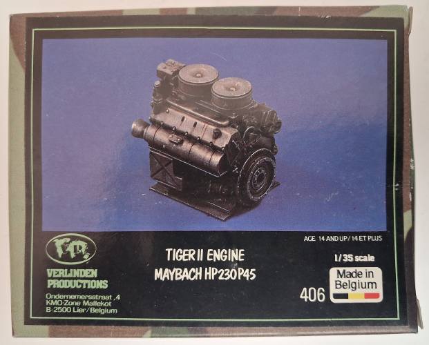 VERLINDEN PRODUCTIONS 1/35 406 TIGER II ENGINE MAYBACH HP230P45