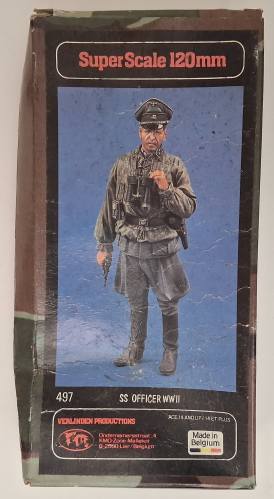 VERLINDEN PRODUCTIONS 120MM 497 SS OFFICER WWII