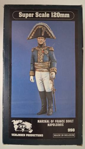 VERLINDEN PRODUCTIONS 120MM 998 MARSHAL OF FRANCE SOULT NAPOLEONIC