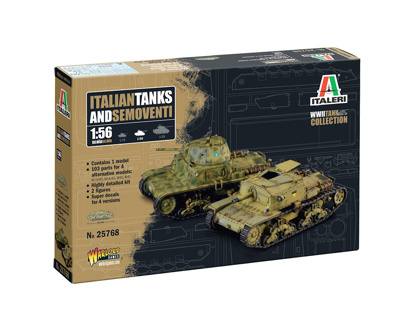 ITALERI  1/56 25768 ITALIAN TANKS AND SEMOVENTI
