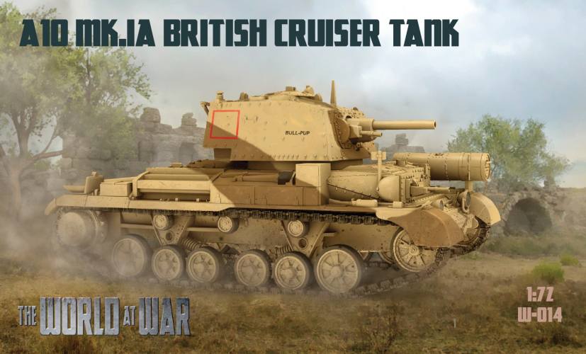 IBG MODELS WORLD AT WAR 1/72 W-014 A 10 MK.IA CLOSE SUPPORT BRITISH TANK 