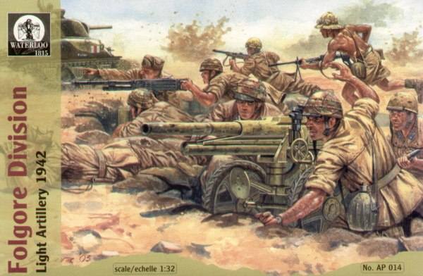 WATERLOO 1/32 AP014 FOLGORE DIVISION LIGHT ARTILLERY 1942