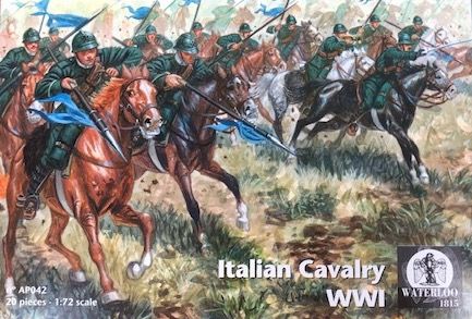 WATERLOO 1/72 AP042 ITALIAN CAVALRY WWI 