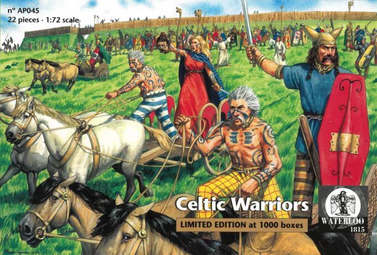 WATERLOO 1/72 AP045 CELTIC WARRIORS