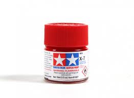 TAMIYA  81507 X-7 RED ACRYLIC PAINT  UK SALE ONLY 