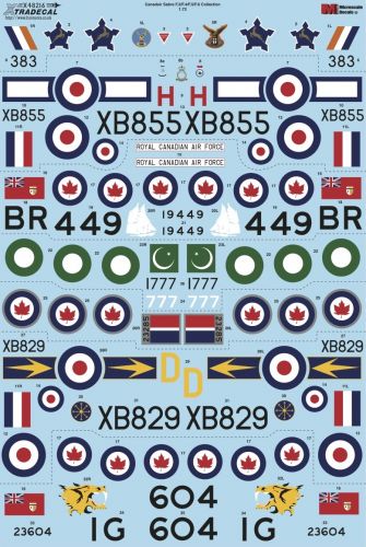 XTRADECAL 1/48 48216 CANADAIR SABRE F.2/F.4/F.5/F.6