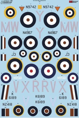 XTRADECAL 1/48 48231 AVRO ANSON MK.I COLLECTION PART 1