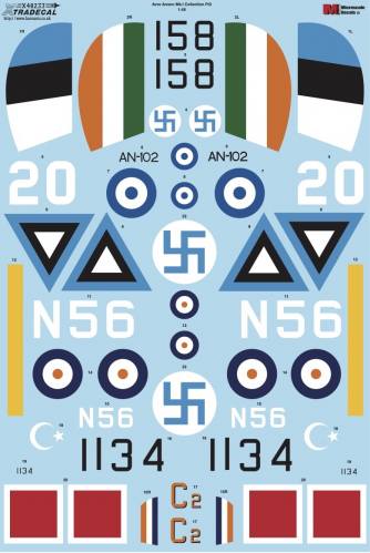 XTRADECAL 1/48 48233 AVRO ANSON MK.I COLLECTION PART 3
