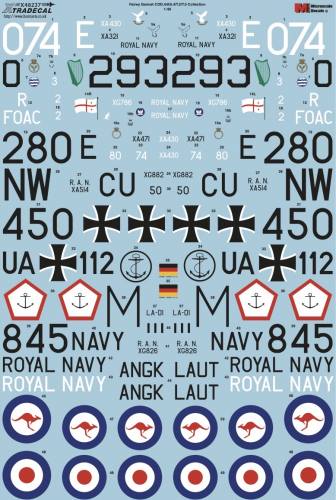 XTRADECAL 1/48 48237 FAIREY GANNET COD.4/AS.4/T.2/T.5 COLLECTION