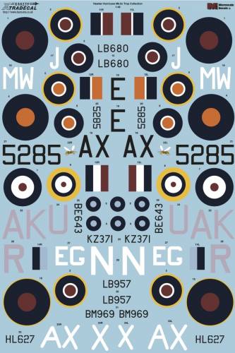 XTRADECAL 1/48 48239 HAWKER HURRICANE MK.IIC TROP COLLECTION