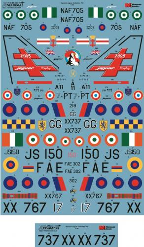 XTRADECAL 1/48 48255 SEPECAT JAGUAR COLLECTION PART 2