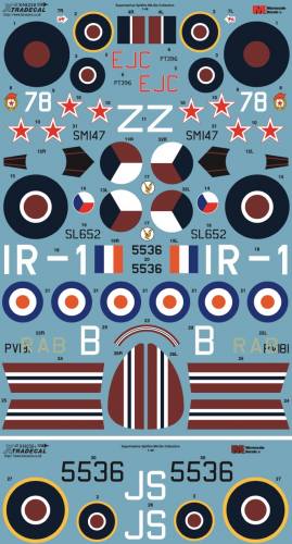 XTRADECAL 1/48 48258 SUPERMARINE SPITFIRE MK.IXE COLLECTION