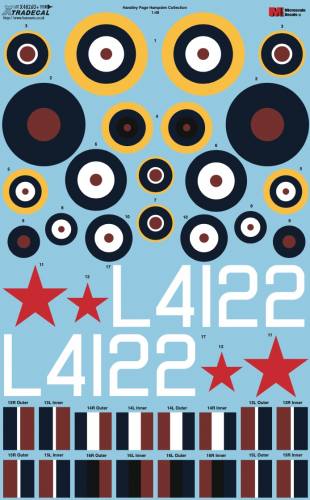 XTRADECAL 1/48 48260 HANDLEY PAGE HAMPDEN COLLECTION