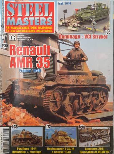 CHEAP BOOKS  ZB6280 No-106 RENAULT AMR 35 FRANCE 1940 Steel Masters