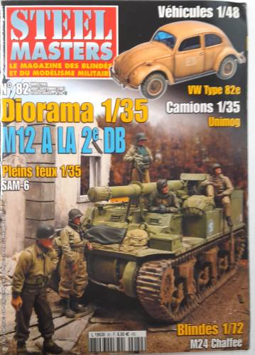 CHEAP BOOKS  ZB6285 STEEL MASTERS NO 82 DIORAMA 1/35 M12 A LA 2E DB