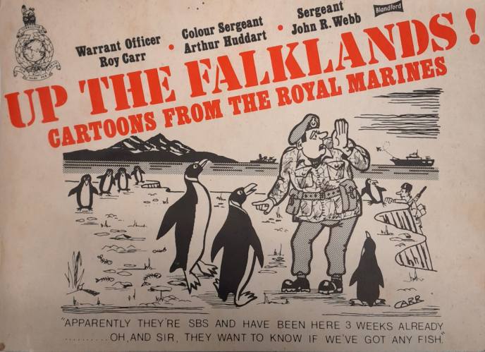 CHEAP BOOKS  ZB6457 UP THE FALKLANDS CARTOONS FROM THE ROYAL MARINES Blandford