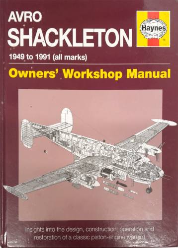 CHEAP BOOKS  ZB6584 AVRO SHACKLETON OWNERS  WORKSHOP MANUAL Haynes