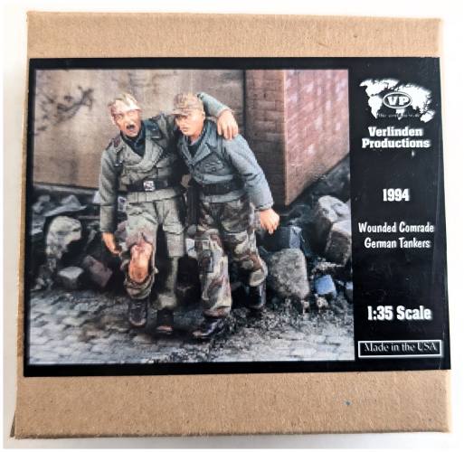 VERLINDEN PRODUCTIONS 1/35 1994 WOUNDED COMRADE GERMAN TANKERS