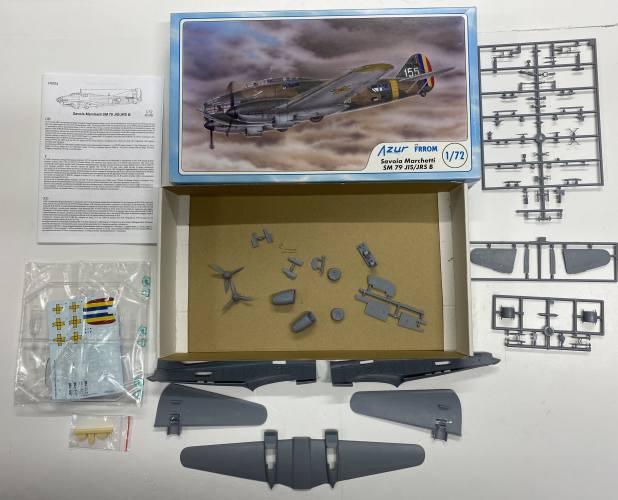 KINGKIT MODEL SCRAPYARD 1/72 AZUR FR004 SAVOIA MARCHETTI SM 79 JIS/JRS B  STARTED 