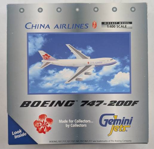 GEMINI JETS 1/400 127 BOEING 747-200F CHINA AIRLINES